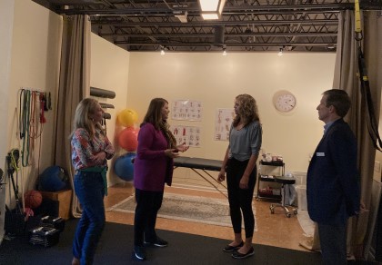 Sec. Blumenfeld visits MyPT in Wauwatosa